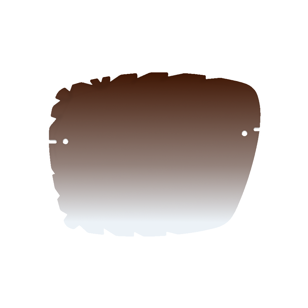 Mykonos Diamond Cut Lenses with Dark Brown Gradient